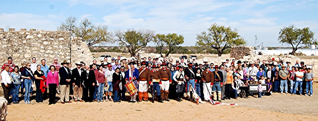 Participants in the 2012 Rededication of the Presidio de San Sabá.